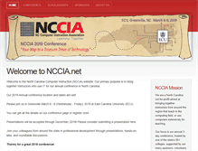 Tablet Screenshot of nccia.net